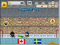 Gioco online Giochi di Hockey su Ghiaccio - Puppet Hockey